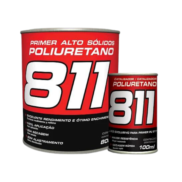 Primer Pu 811 Com Catalisador - Maxi Rubber