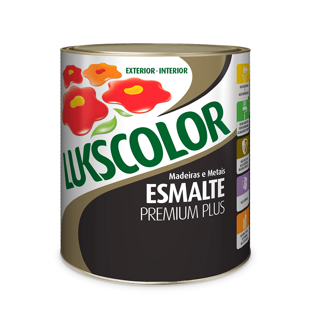 Esmalte Sintetico Brilhante Aluminio 900Ml - Lukscolor