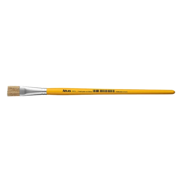 Pincel Artistico Chato Pelo Suino N915/14 - Atlas