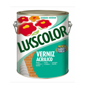 Verniz Acrilico Base Agua 3,6L - Lukscolor