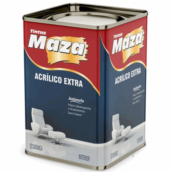 Acrilico Prata 18L - Maza