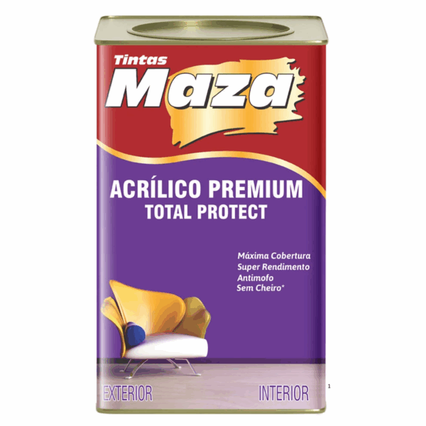 Acrilico Branco Fosco Premium 18L - Maza