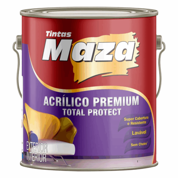Acrilico Branco Fosco Premium 3,6L - Maza