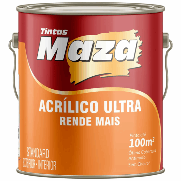 Acrilico Branco Standart Ultra 3,6L - Maza