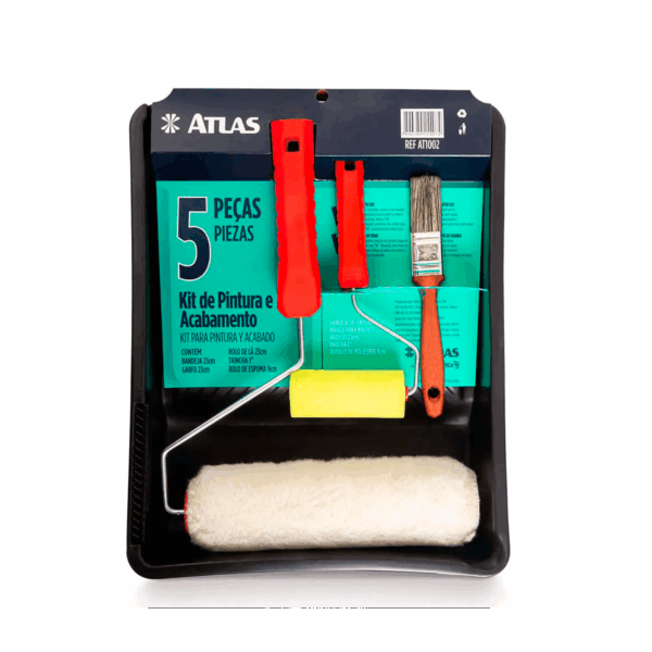 Kit De Pintura 5 Peças N1002 - Atlas
