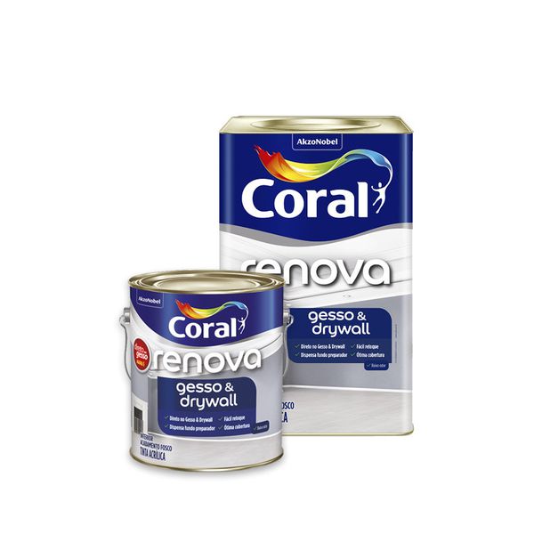 Renova Gesso E Drywall 3,6L - Coral