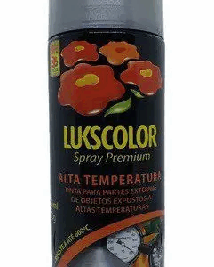 Spray Aluminio Alta Temp 300Ml - Lukscolor