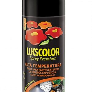 Spray Preto Alta Temperatura 300Ml - Lukscolor