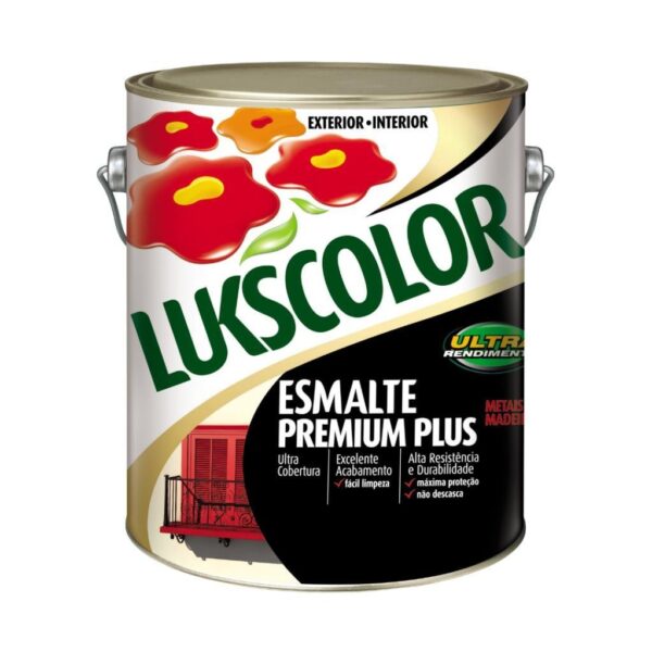 Esmalte Sintetico Brilhante Marrom Claro 3,6L - Lukscolor
